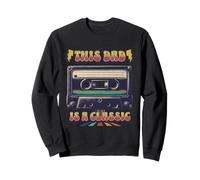 Ce Papa est Une Mixtape Classique de Musique rétro Sweatshirt