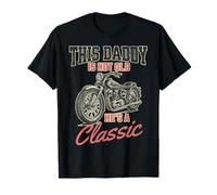 Ce papa n'est pas vieux, c'est une moto classique pour la fête des pères T-Shirt
