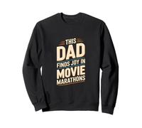 Ce Papa Trouve de la Joie dans Le cinéma Movie Marathons Sweatshirt