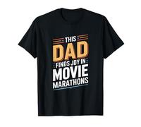 Ce Papa Trouve de la Joie dans Le cinéma Movie Marathons T-Shirt