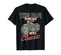 Ce papi n'est pas vieux, c'est un père de moto classique et drôle T-Shirt
