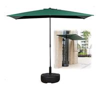 Ce Parasol Demi-Hauteur Slish, de Couleur Verte, est idéal pour Les Petits espaces. Sa Hauteur est réglable de 170 à 255 cm. Parfait pour Les balcons, Les terrasses ou à Placer Contre Un Mur