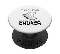 Ce Pasteur a Un Superbe prêtre du clergé ministre de l'église PopSockets PopGrip Adhésif