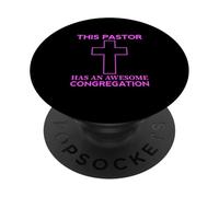 Ce Pasteur a Une Superbe église Dieu ministre clergé prêtre PopSockets PopGrip Adhésif