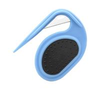 Ce peigne démêloir est conçu pour éliminer efficacement les nœuds du pelage de votre animal sans causer d'inconfort. Sa lame courte en acier inoxydable durable et son crochet pointu permettent