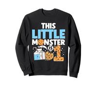 Ce Petit Monstre fête Le 1er Anniversaire de Milk and Cookies Sweatshirt