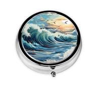 Ce petit pilulier rond à trois compartiments est parfait pour stocker des médicaments quotidiens, des vitamines et en déplacement.