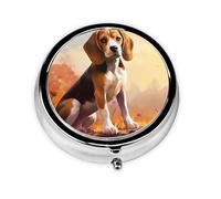 Ce petit pilulier rond à trois compartiments est parfait pour stocker des médicaments quotidiens, des vitamines et en déplacement.