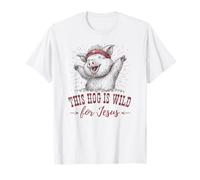 Ce Porc est Sauvage pour Jésus pour Les Femmes chrétiennes T-Shirt