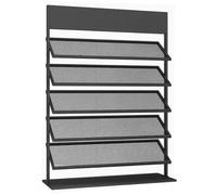 Ce présentoir autoportant et résistant pour Carreaux de céramique est Un Support de Rangement Polyvalent idéal pour Les expositions, Les magasins et Les centres commerciaux, Parfait pour met