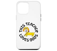 Ce professeur adore les chiens, retour à l'école Teckel Coque pour iPhone 12 Pro Max