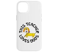 Ce professeur adore les chiens, retour à l'école Teckel Coque pour iPhone 14 Plus