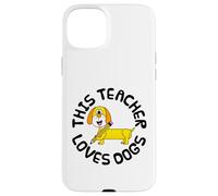 Ce professeur adore les chiens, retour à l'école Teckel Coque pour iPhone 15 Plus