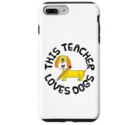 Ce professeur adore les chiens, retour à l'école Teckel Coque pour iPhone 7 Plus/8 Plus