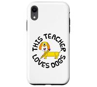 Ce professeur adore les chiens, retour à l'école Teckel Coque pour iPhone XR