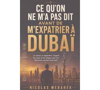 Ce qu’on ne m’a pas dit avant de m’expatrier à Dubaï: Le travail, le logement, l’argent, les visas et les pièges que l’on découvre souvent trop tard