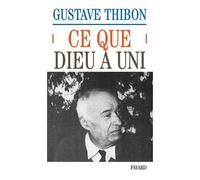 Ce Que Dieu A Uni