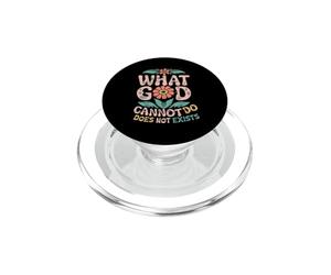 Ce Que Dieu ne Peut Pas Faire n'existe Pas la Foi catholique chrétienne PopSockets PopGrip pour MagSafe