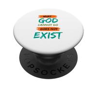 Ce Que Dieu ne Peut Pas Faire n'existe Pas - Prière matinale de la NSPDP PopSockets PopGrip Adhésif