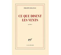 Philippe Delaveau – Ce que disent les vents – Poèmes – Gallimard, broché