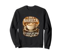 Ce Que Dit Mon âme de Barista Sweatshirt