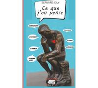 Ce que j’en pense