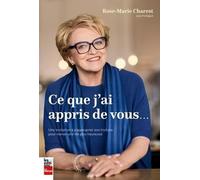 Ce que j'ai appris de vous. Une invitation à s'approprier son