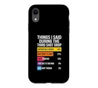 Ce Que J'Ai Dit Pendant Le troisième Shot Drop Chart Coque pour iPhone XR