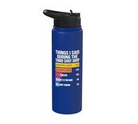 Ce que j'ai dit pendant le troisième shot Drop Chart Stainless Steel Insulated Water Bottle