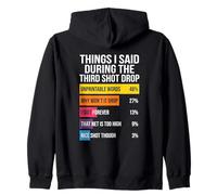 Ce Que J'Ai Dit Pendant Le troisième Shot Drop Chart Sweat à Capuche