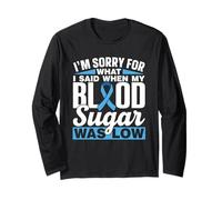 Ce Que J'Ai Dit Quand Ma Glycémie Était Basse Type Diabète Manche Longue