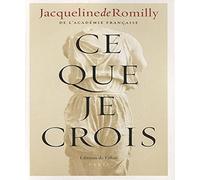 Ce que je crois