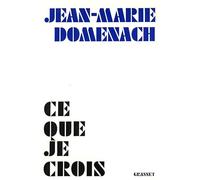 Ce que je crois