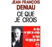 Ce que je crois