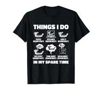 Ce Que Je Fais dans Mon Temps Libre Bateau de Batteur d'amant d'équipe Dragon Boat T-Shirt