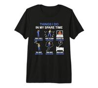 Ce Que Je Fais dans Mon Temps Libre : passionné de Construction T-Shirt Haut de Gamme