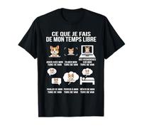 Ce Que Je Fais De Mon Temps Libre Chat Turc de Van Mignon T-Shirt