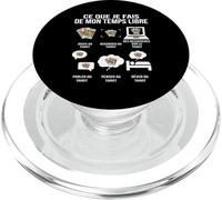 Ce Que Je Fais de Mon Temps Libre Joueur de Tarot Cartes PopSockets PopGrip pour MagSafe