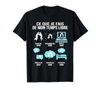 Ce Que Je Fais De Mon Temps Libre Judo Humour Cadeau Judoka T-Shirt