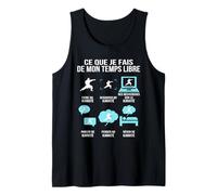 Ce Que Je Fais De Mon Temps Libre Karaté Humour Cadeau Débardeur