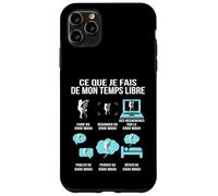 Ce Que Je Fais de Mon Temps Libre Krav Maga Humour drôle Coque pour iPhone 11 Pro Max