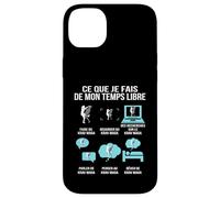 Ce Que Je Fais de Mon Temps Libre Krav Maga Humour drôle Coque pour iPhone 14 Plus