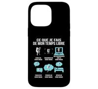 Ce Que Je Fais de Mon Temps Libre Krav Maga Humour drôle Coque pour iPhone 14 Pro Max