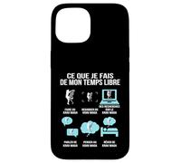 Ce Que Je Fais de Mon Temps Libre Krav Maga Humour drôle Coque pour iPhone 15