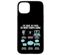 Ce Que Je Fais de Mon Temps Libre Krav Maga Humour drôle Coque pour iPhone 15 Plus