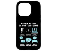 Ce Que Je Fais de Mon Temps Libre Krav Maga Humour drôle Coque pour iPhone 15 Pro