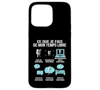 Ce Que Je Fais de Mon Temps Libre Krav Maga Humour drôle Coque pour iPhone 15 Pro Max