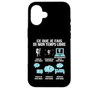 Ce Que Je Fais de Mon Temps Libre Krav Maga Humour drôle Coque pour iPhone 16