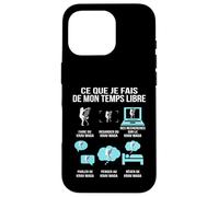 Ce Que Je Fais de Mon Temps Libre Krav Maga Humour drôle Coque pour iPhone 16 Pro
