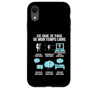 Ce Que Je Fais de Mon Temps Libre Krav Maga Humour drôle Coque pour iPhone XR